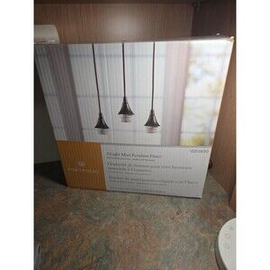 Portfolio 3-light Oil Rubbed Bronze  Mini Pendant Lights open box